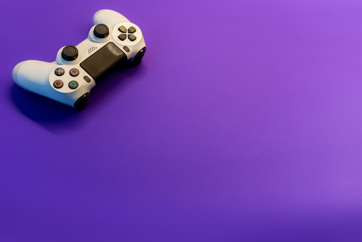 Gaming controller in hand